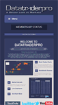 Mobile Screenshot of datatraderpro.com